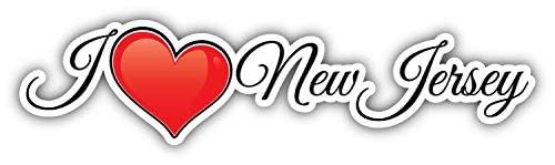 I Love New Jersey USA Travel Slogan Round Metal 0.75" Lapel Pin Hat Shirt Pin Tie Tack Pinback3