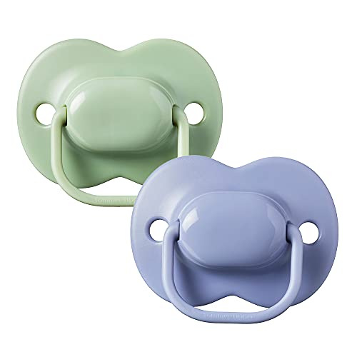Tommee Tippee Cherry Chupete de látex, 18-36 meses, 2 unidades, con bolsa de látex 100 % natural