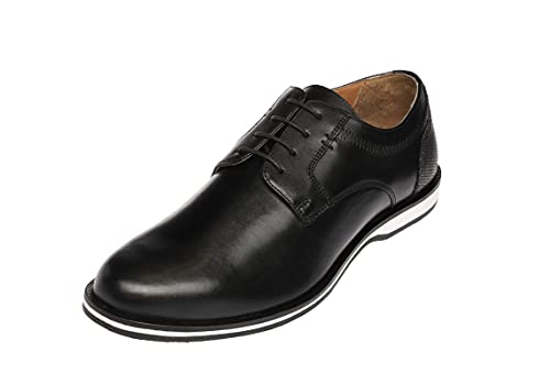BioFlex Men DANY Business Classic Shoes schwarz | hochwertiges Leder im Running Shoe-Look | optimale Dämpfung, besonders leicht Größen 40-46 (Numeric_44) Cover