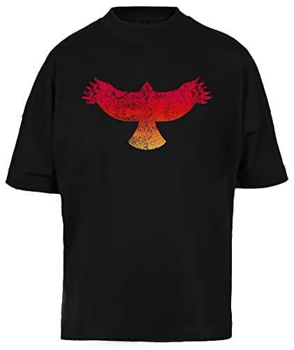 T-Shirt Oversize Unisexe Noir Baggy en coton pour un look streetwear