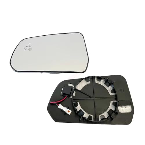Miroir convexe chauffant pour Mustang 2015-2020 vitre de rétro avec angle mort gauche droite