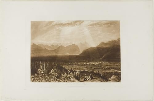 Impressions d'art mural Chaîne des Alpes Turner grand format 60x90cm