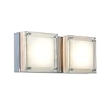 Jesco Lighting WS306H-2BI Quattro Line Voltage Series 306 2-Light Wall Sconce, Birch