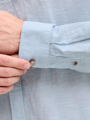 Jjesummer Linen Blend Shirt L/S Sn – Ansicht 5