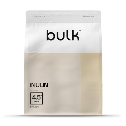 Bulk Poudre d'inuline, riche en fibres, 500 g L'Emballage Peut Varier