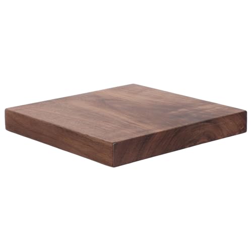 Panneau en bois de noyer brut 15x15 cm pour bricolage et étagère