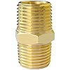 Hooshing 2PCS Brass Garden Hose Adapter 3/4" GHT Female To 3/8" NPT Male Thread - View #10