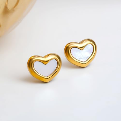 Image of Rubans Demi Fine Stainless Steel Stud Earrings Daily Gift for Women & Girls