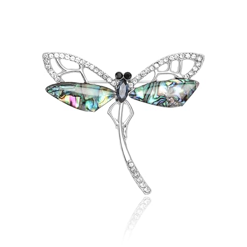 Image of Insect Animal Brooch Pin for Women Rhinestone Lapel Pins Vintage Brooches for Costume Accessories