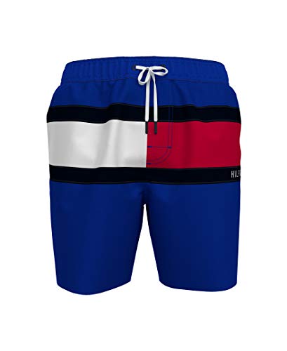 Tommy Hilfiger men's Tommy Hilfiger Men's 7" Swim Trunks, Cobalt, Large US