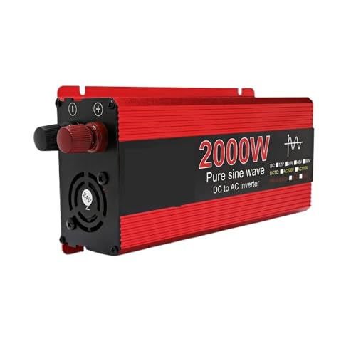 Inversor de onda sinusoidal pura convertidor de potencia 12V a 220V de 2000W para coche