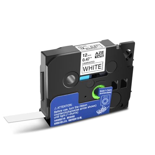 �v�����^�[�̃��x���e�[�v6mm 9mm 12mm 18mm 24mm TZ 131 231 431 531 631 731���{��(Black on White)