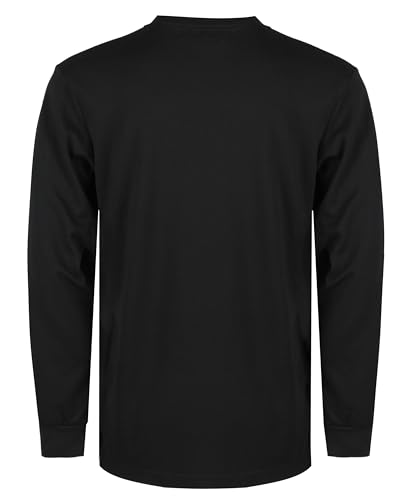 Image of BOCOMAL FR Shirts Flame Resistant Shirt 5.5oz 100% Cotton Light Weight CAT2 Fire Retardant Henley Shirts
