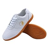 FOOCEOUTE TAICHI SCHUHE FÜR HERREN UND DAMEN,WINGCHUN KAMPFSPORTSCHUHE,TAICHI TURNSCHUHE,GUMMISOHLE,ATMUNGSAKTIV UND BEQUEM,LÄSSIGE MODE,TAEKWONDO IKARATE KUNGFU UND TAICHI SCHUHE,UNISEX