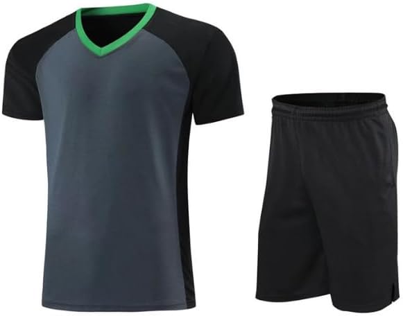 Soccer Jerseys for Boys Kids Football Training Uniform Soccer Fans Jerseys for Gift Kit Set Red