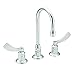 Moen 8248SM Commercial M-Dura Widespread Kitchen Faucet with 4-Inch Smooth Wrist Blade Handles and 5 1/4-Inch Spout Reach 2.2-gpm.5, Chrome