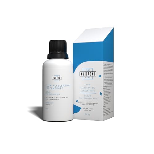 Image of Kanpeki Labs Glow Accelerating Concentrate Face Serum | Niacinamide, Peptides & Resurrection Plant Extract | Brightening, Anti-Aging & Blemish Control | For All Skin Types | 30ml
