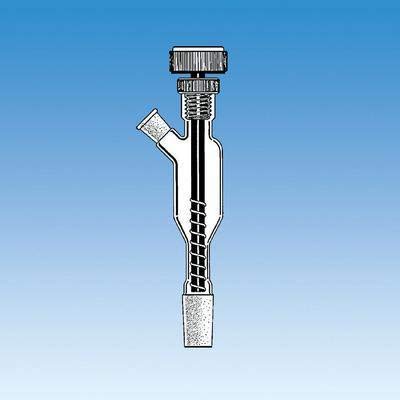 7233-30 Powder Dispensing Funnel, Vertical Type, 100 mL Capacity, 1 mL