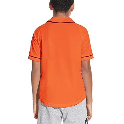 Image of Yuji Itadori Kids Baseball Jersey Button Boys Short Sleeve T-Shirts Hip Hop Fashion Casual Sports Solid Color Shirt