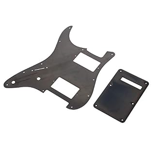 Plaque arrière de Guitare-Guitares cuivre HH Pickguard et Plaque arrière Tremolo Cavity Cover pour Guitare - Les Beatles, Paul McCartney, John Lennon, RIngo Starr, George Harrison Plaque arrière de Guitare-Guitares cuivre HH Pickguard et Plaque arrière Tremolo Cavity Cover pour Guitare – Image 2