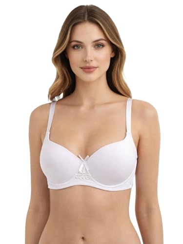 Image of Viola's Secret 6 Pack of Color Print T-Shirt Bras B Cup C Cup and D Cup