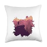 Appalachian Trail Souvenir Map Hiking Appalachia Throw Pillow