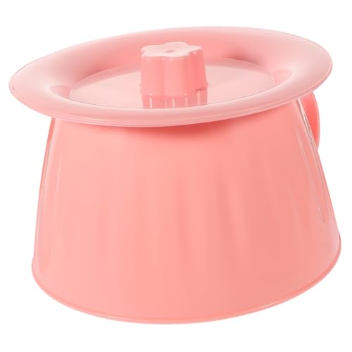 Vaguelly 蓋付きユニ チャンバーポットスピットーンチャンバーバケツプラスチックベッドパン家庭用ナイト尿水差し