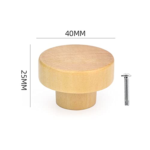 Tiradores de cajones de madera noble schima superba y ratán Youther, 8 piezas 3