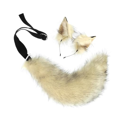 Oreilles de renard et queue de cosplay ronge pour spectacle - 5