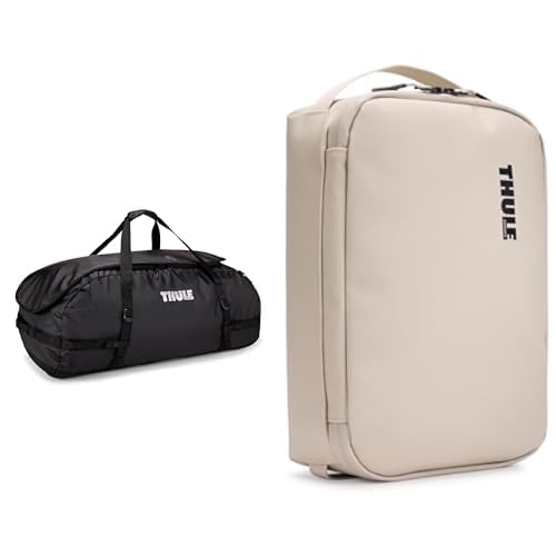 Chasm 70L Duffel Bag with 11L Gear Cube M Bundle, Black