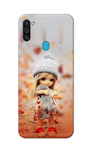 Image of PRINTFIDAA Doll Cute Girl Amazing Beauty Little Kid Child Playing Hard Back Cover for Samsung Galaxy M11 / Samsung A11, SM-M115F / DSN Back Cover -(P6) KAT1001