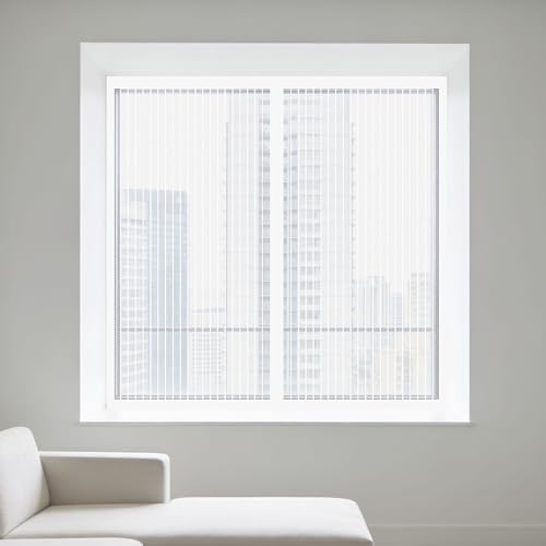 Mosquiteras Magneticas 85 x 80 cm sin Taladrar Ni Atornillar Mosquiteras Fácil de Limpiar Adecuada para Decoración Del Hogar, Blanco