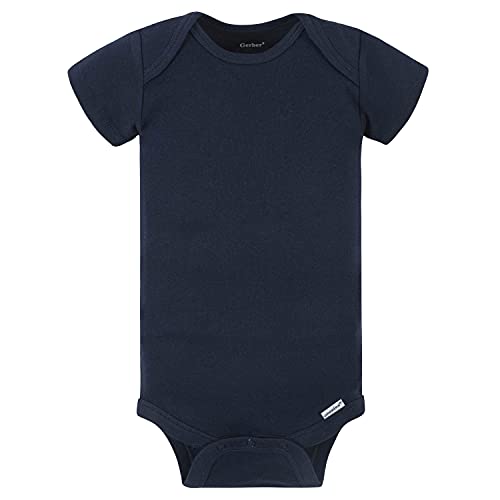Image of Gerber Baby Boys & Girls 5-Pack Solid Onesies Bodysuits