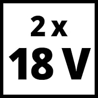 Original Einhell Akku PXC-Twinpack 2,5 Ah Power X-Change (Li-Ion, 18 V, 2X 2,5 Ah-Akkus, universell für alle PXC-Geräte, proaktives Batteriemanagement, angepasste Ladezyklen) – Ansicht 5