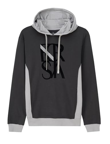 Sweat à capuche homme finitions haut de gamme et détails en métal chic