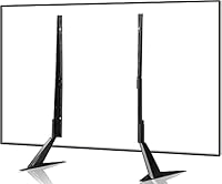 Suptek Universal TV Stand 65 inch, Metal TV Feet Legs for 20-65 inch LCD/LED/OLED/Plasma Flat&Curved Screens Height Adjustable with VESA 75x75mm to 800x500mm Max 50kgs