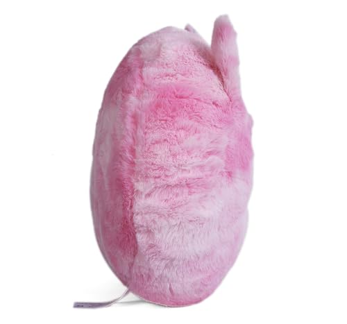 Image of Fuzzbuzz Squishy Owl Soft Toy - 30cm Pink for Kids | Aged 18 Months and Above | Soft Cuddly Animal Toy for Toddlers Boys Girls, Gift Plush Companion for Playtime or Nap Time Lightweight and Huggable