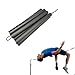 Gnbzxce High Jump Training Equipment High Jump Bungee Elastic Crossbars Rubber Track and Field Jumping Crossbars for Beginner