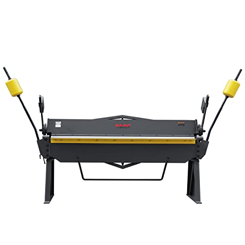 KAKA INDUSTRIAL W-8012 Heavy Duty Floor Style, 80 inch heavy-duty hand brakes,Max Thickness 12 Gauge,Straight Sheet Metal Brakes