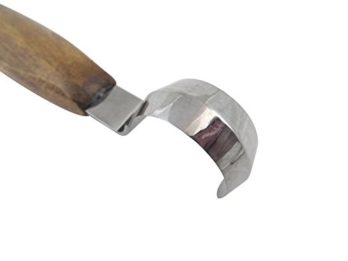 image for Narex 822103 Small Spoon Carving Hook Knife Dual Bevel 11/16 Inch Wide