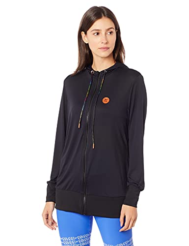 Jaqueta com Capuz Colcci Fitness, Feminino, Preto, G