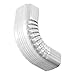 VEVOR Downspout Gutter Elbow, fits 3x4 Inch Style A L-Shaped, Interface Size 3.1x4.3 in / 78x108 mm, Aluminum Alloy 90 Degree Gutter Elbow, for Residential, Commercial Building, Industrial Warehouse