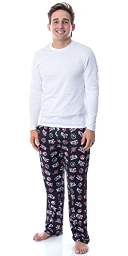 Marvel Mens' The Falcon and the Winter Soldier Tossed Print Pajama Pants2