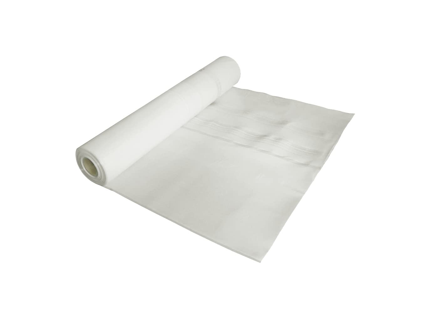 Baufolie B1 - Dampfsperrfolie Typ 60 - DIN4102 - LDPE-Folie - schwer entflammbar - 4 x 50 m - 60µ - 200 m² - auf Kern gerollt - Abdeckfolie - Malerfolie - Baufolie - B1 Folie