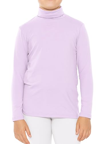 Image of STRETCH IS COMFORT Girl's Oh So Soft Long Sleeve Turtleneck | Youth Size 2-16