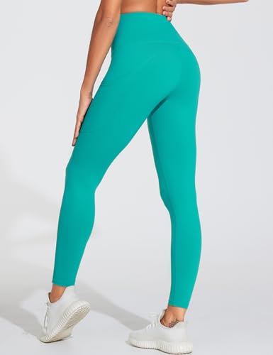 Image of THE GYM PEOPLE Thick High Waist Yoga Pants with Pockets, Tummy Control Workout Running Yoga Leggings for Women