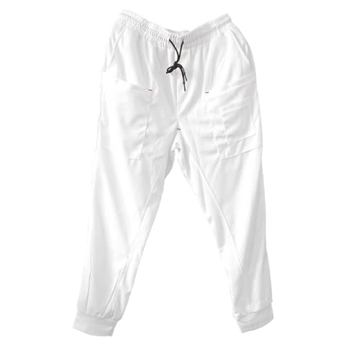 Men's Casual Cotton Tapered Sweatpants Athletic Cargo Joggers Pants Workout Running with Mulit Pockets, M-3XL2