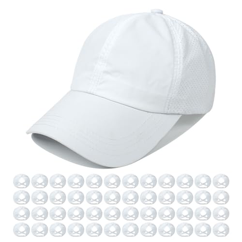 Image of Quick Dry Fit Baseball Cap - Water Repellent Sun Hat for Fishing, Running, Hiking, Golf, Surfing, Sailing, Boating