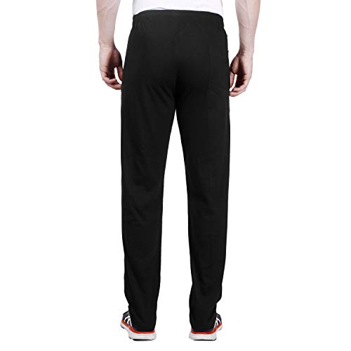Image of Trackpants for Men - Regular Fit, Cotton Hoisery, Ultra Soft, Comfortable, Lightweight, Ziper Pockets, Front Zip, Back Pocket, Solid Mnimal