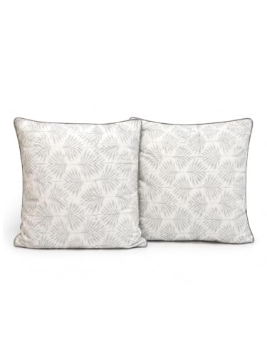 Image of MayurSurkh Premium 100% Cotton Printed Cushion Covers Set of 2 | 16 x 16 Inches Decorative Throw Pillow Covers | Handmade Jaipur Block Print | Hidden Zipper | Sofa Cushion Cover for Living Room